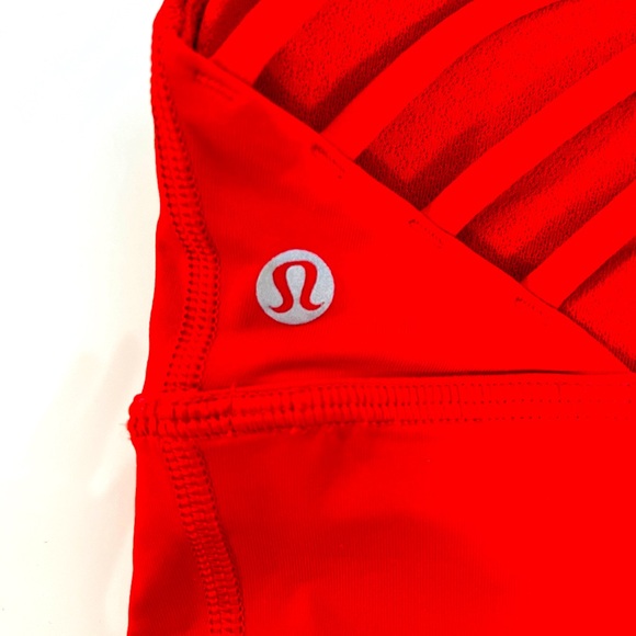 LuLuLemon Red Strappy Sports Bra | Size 4 - Picture 3 of 3